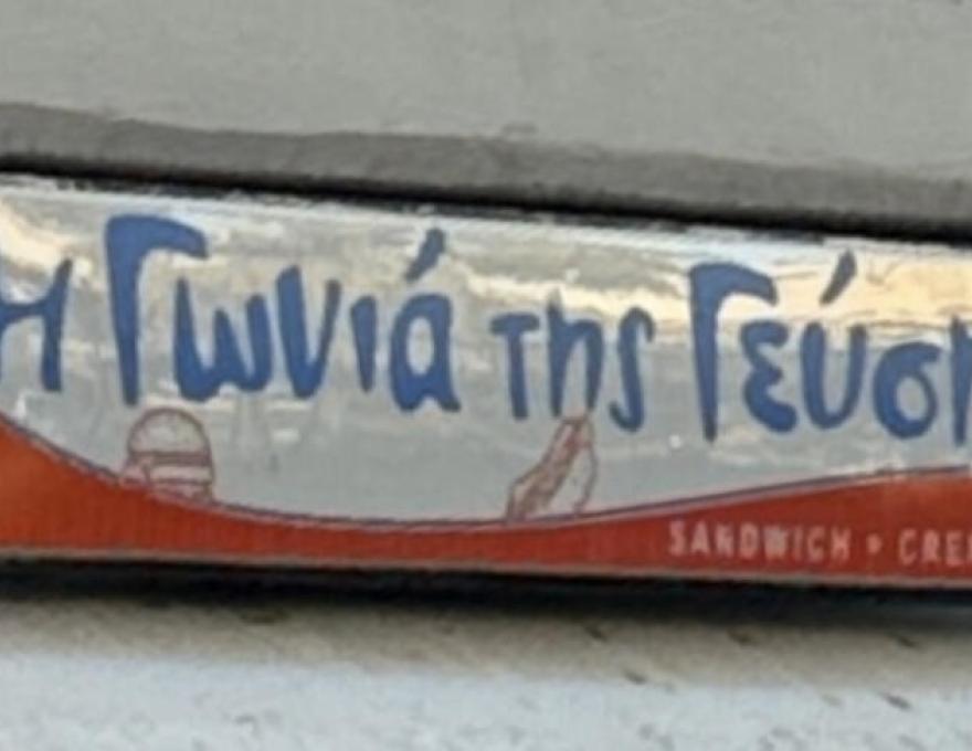 Η ΓΩΝΙΑ ΤΗΣ ΓΕΥΣΗΣ0